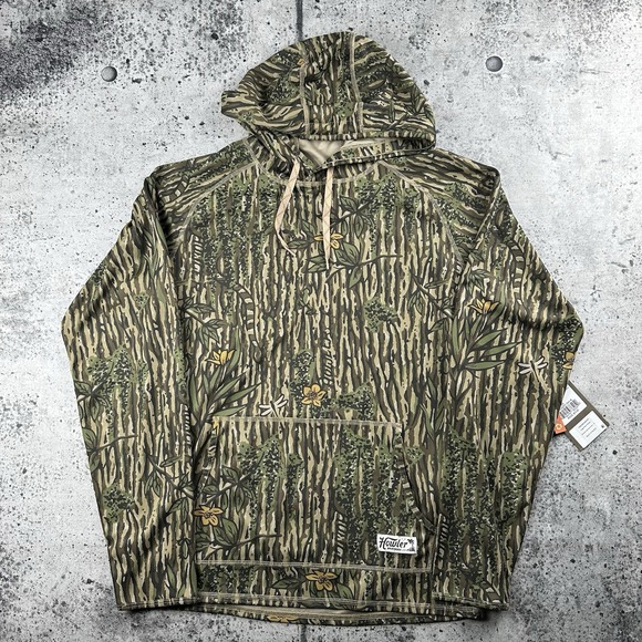 Howler Brothers Other - New NWT Howler Bros Loggerhead Hoodie Mens Medium Swamp Country Camo Pocket